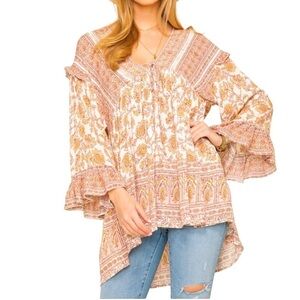 Free People Moonlight Dance Tunic Size M